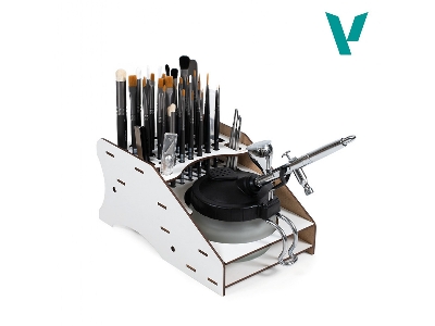 Paint Stand Airbrush Cleaning Station Module - image 2