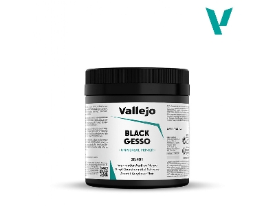 28491 Artist Gesso Black Universal Primer - image 1