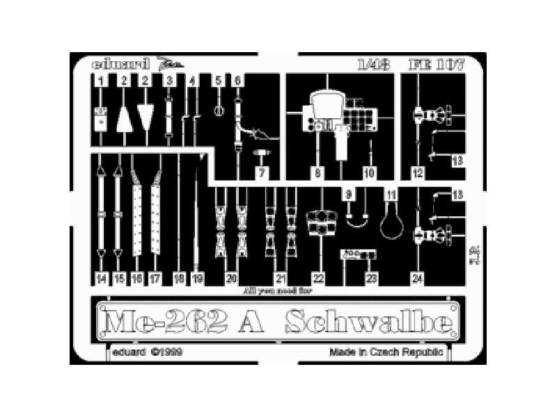 Me 262A Schwalbe 1/48 - Revell - - image 1