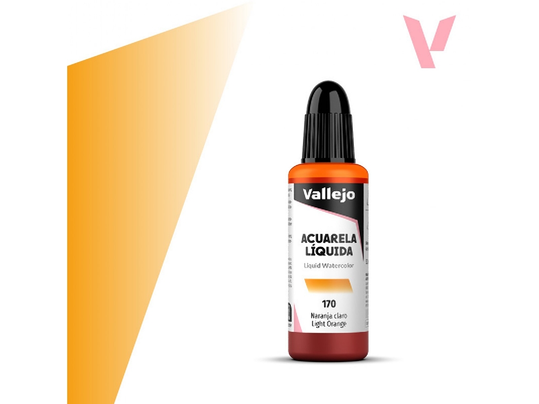 170 Liquid Watercolor - Light Orange - image 1