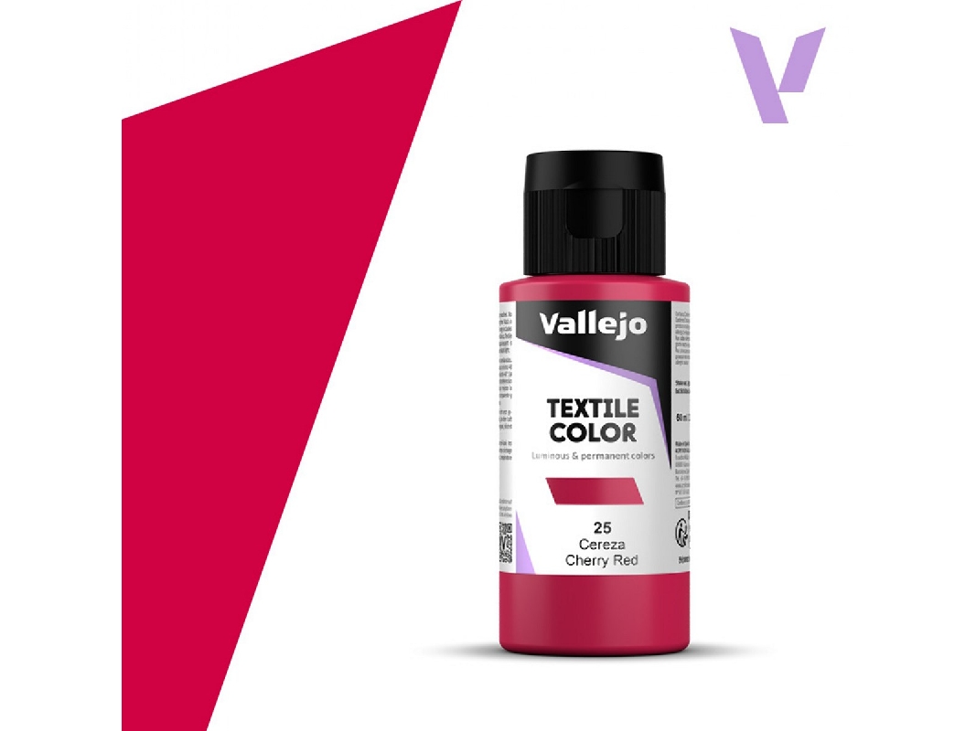 25 Textile Color - Cherry Red - image 1