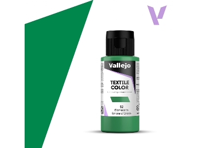 52 Textile Color - Emerald Green - image 1