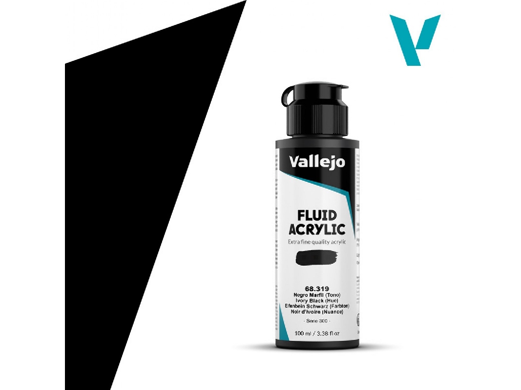 68319 Fluid Acrylic - Ivory Black - image 1