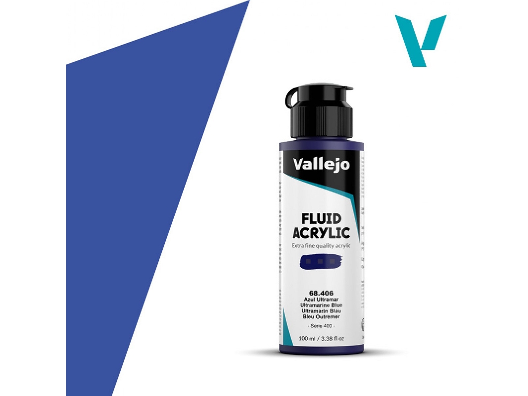 68406 Fluid Acrylic - Ultramarine Blue - image 1