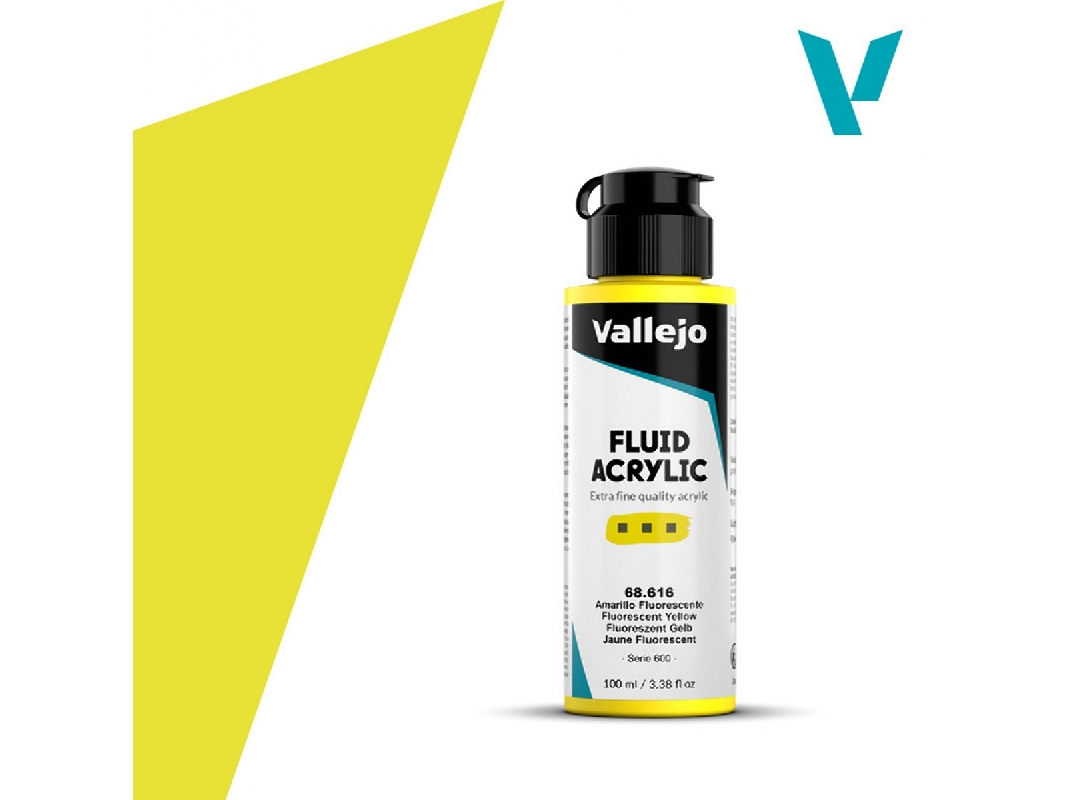 68616 Fluid Acrylic - Fluorescent Yellow - image 1