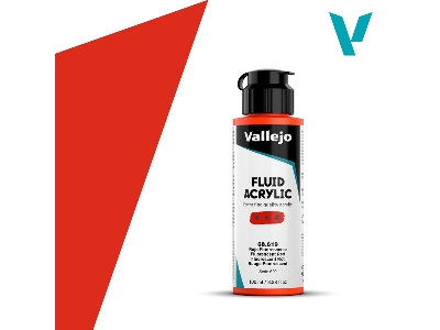 68619 Fluid Acrylic - Fluorescent Red - image 1