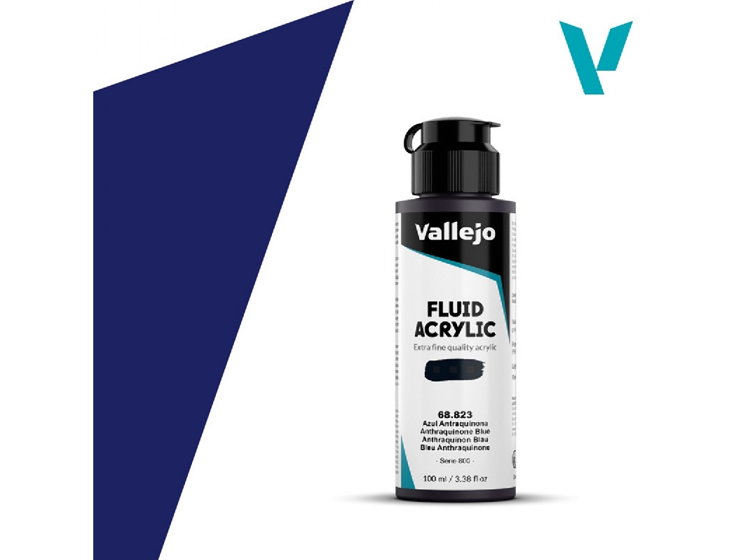 68823 Fluid Acrylic - Anthraquinone Blue - image 1