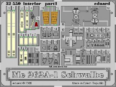 Me 262A Schwalbe interior 1/32 - Trumpeter - image 2