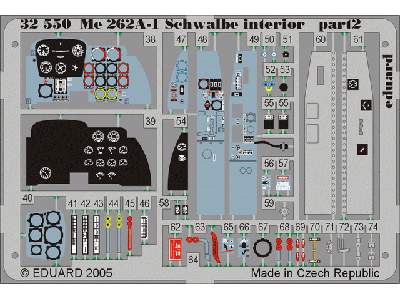 Me 262A Schwalbe interior 1/32 - Trumpeter - image 3