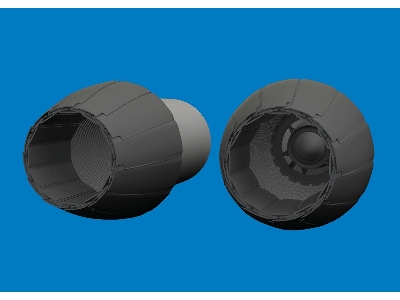 F/A-18 A/C Hornet - Exhaust Nozzles (For Kinetic Kits / 3d-printed) - image 2