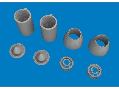 F/A-18 A/C Hornet - Exhaust Nozzles (For Kinetic Kits / 3d-printed) - image 3