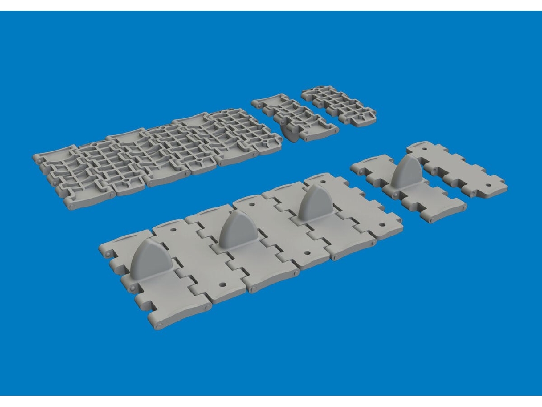 T-34 - Waffle Tracks Set (For Tamiya Kits / 3d-printed) - image 1