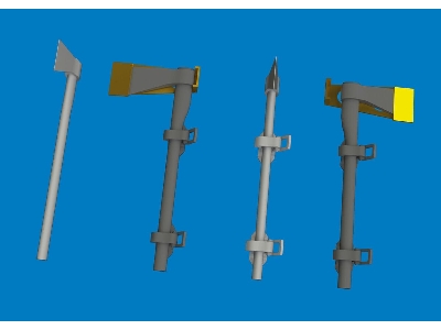 German Wwii Axe (4 Pcs / 3d-printed) - image 1