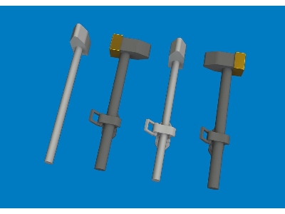 German Wwii Hammer (4 Pcs / 3d-printed) - image 1
