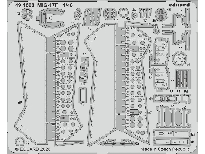 Mig-17 F - Pe Parts (For Kinetic Kits) - image 1