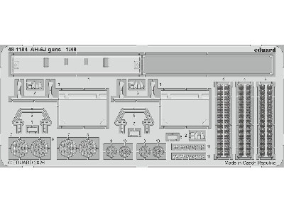 Hughes Ah-6 J - Pe Guns Set (For Icm Kits) - image 1
