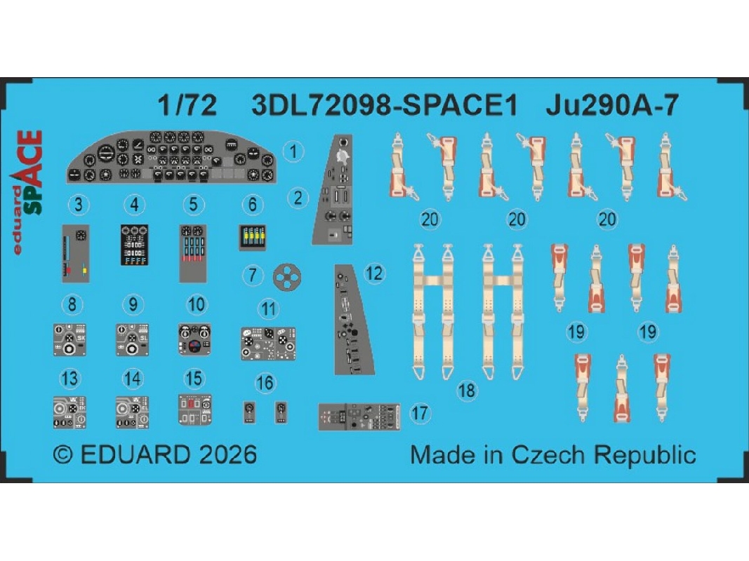 Junkers Ju-290 A-7 - Space Set (For Revell Kits) - image 1