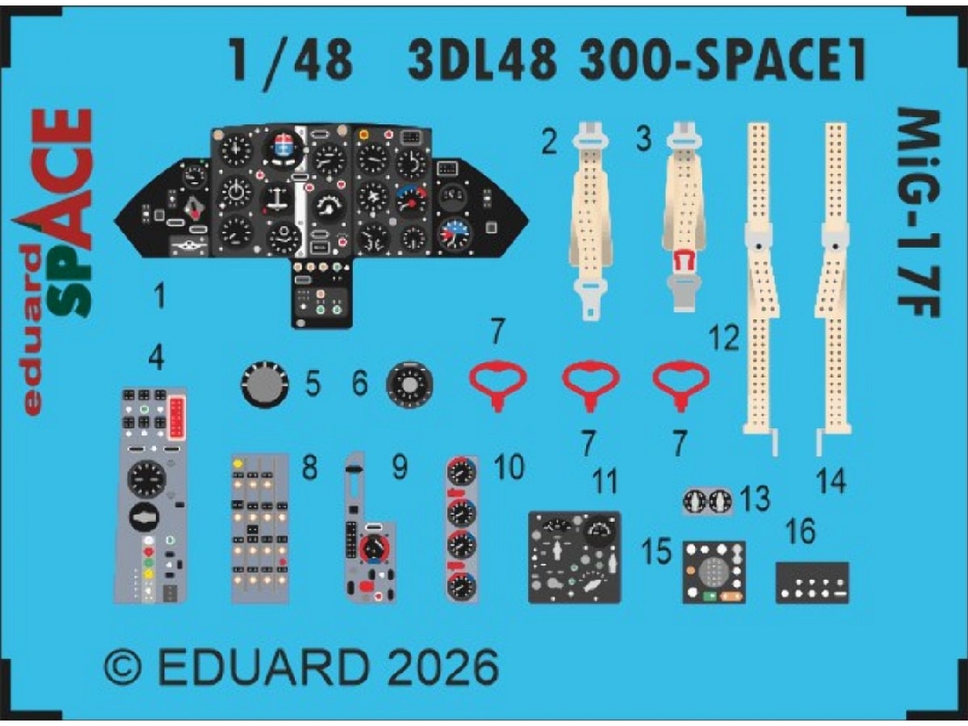 Mig-17 F - Space Set (For Kinetic Kits) - image 1