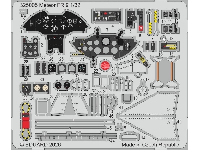 Gloster Meteor Fr.9 - Pe Parts (For Revell Kits) - image 1