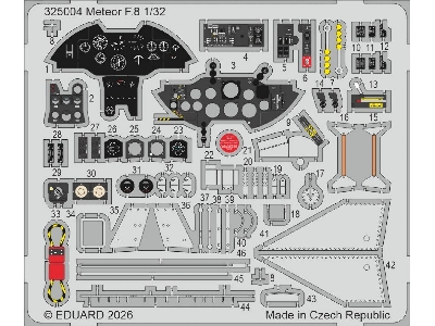 Gloster Meteor F.8 - Pe Parts (For Revell Kits) - image 1