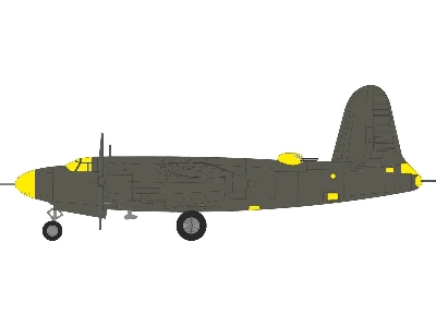 Martin B-26 C-45 Marauder - Tface Mask Set (For Icm Kits) - image 1