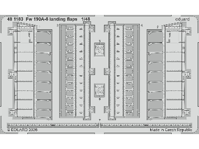 Focke Wulf  Fw-190 A-8 - Landing Flaps (For Hobby Boss Kits) - image 1