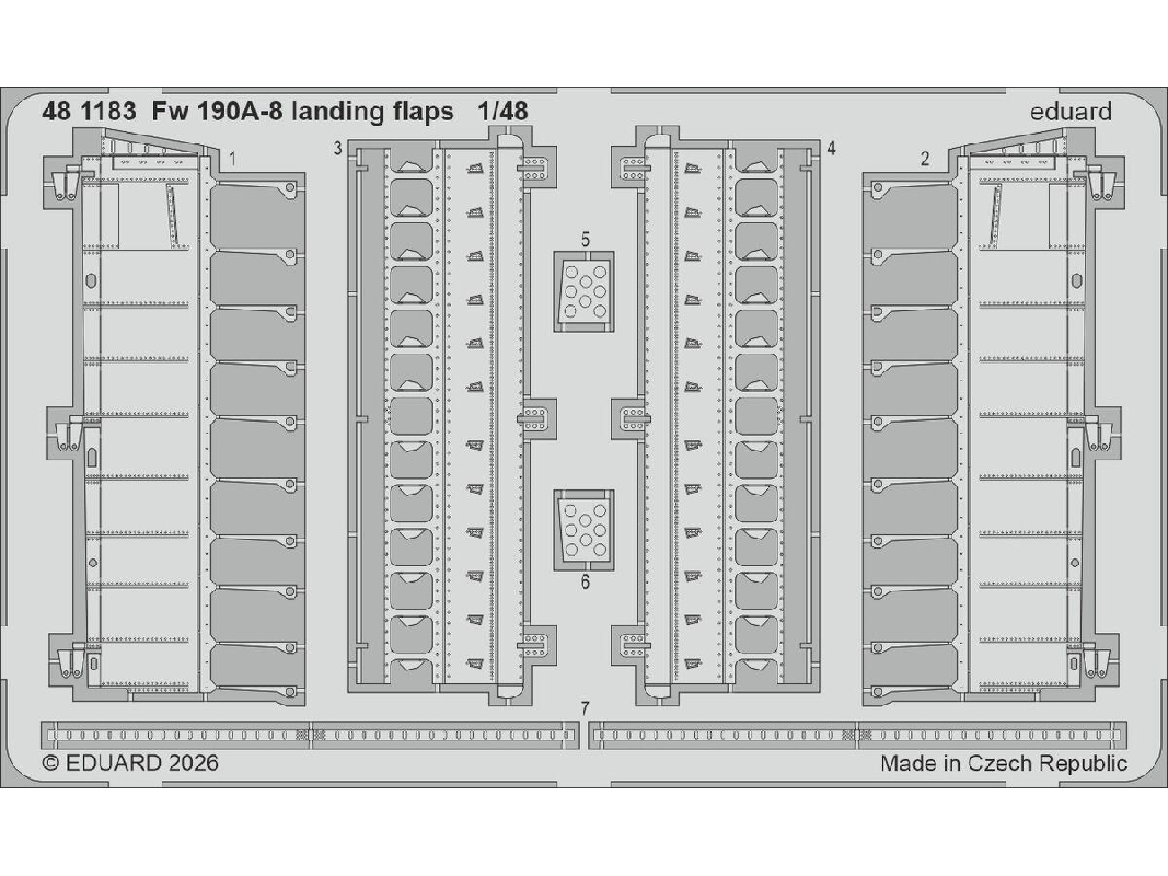 Focke Wulf  Fw-190 A-8 - Landing Flaps (For Hobby Boss Kits) - image 1