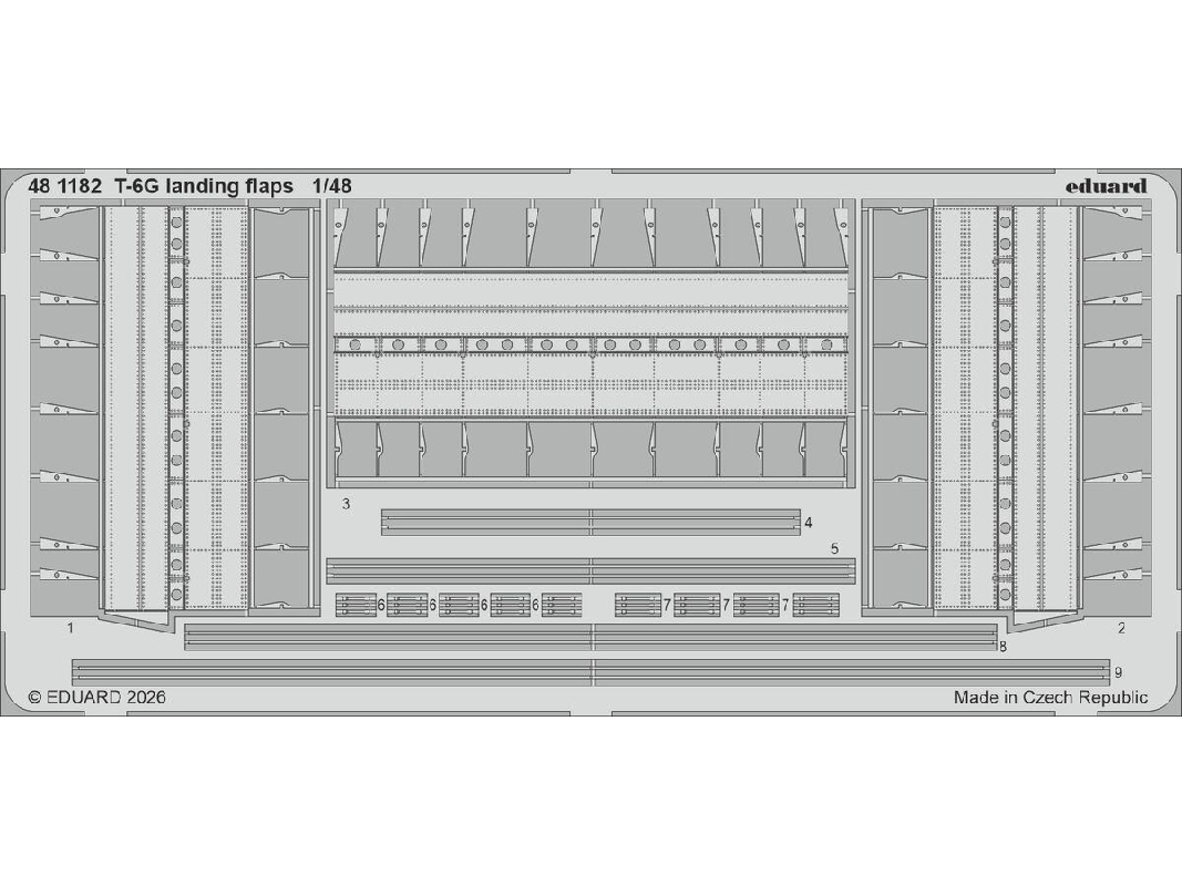 North American T-6 G Texan - Landing Flaps (For Italeri Kits) - image 1