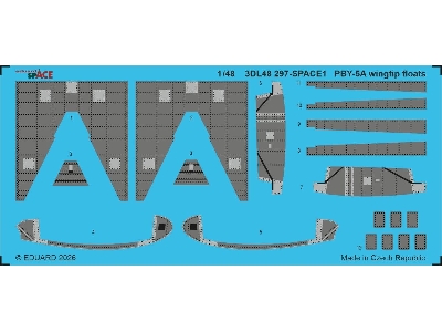 Consolidated Pby-5 A Catalina - Wingtip Floats Space Set (For Eduard And Revell Kits) - image 1