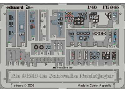 Me 262B-1a Schwalbe Nachtjager 1/48 - Dragon - - image 1