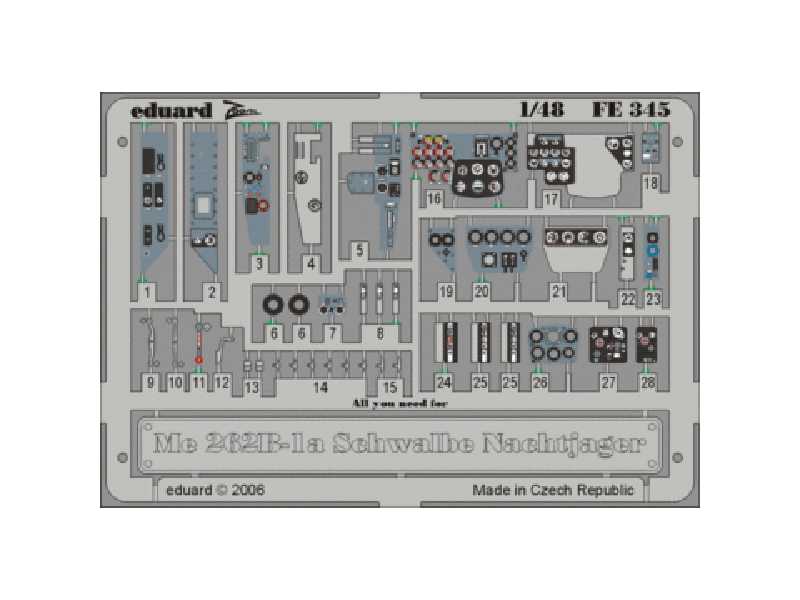 Me 262B-1a Schwalbe Nachtjager 1/48 - Dragon - - image 1