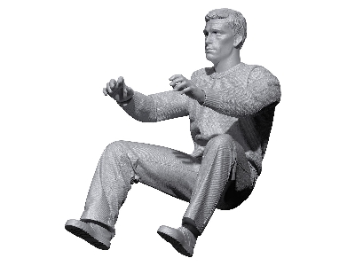 Trabi 601 S With Civilian Driver Figure (Limited Special Edition) - image 3