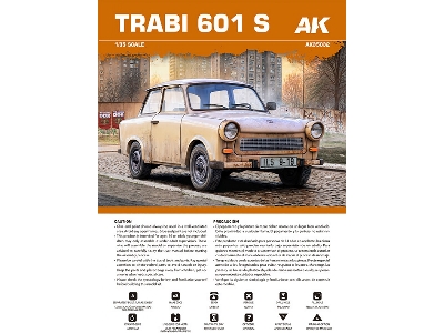 Trabi 601 S With Civilian Driver Figure (Limited Special Edition) - image 4