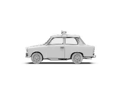 Trabi 601 S With Civilian Driver Figure (Limited Special Edition) - image 12