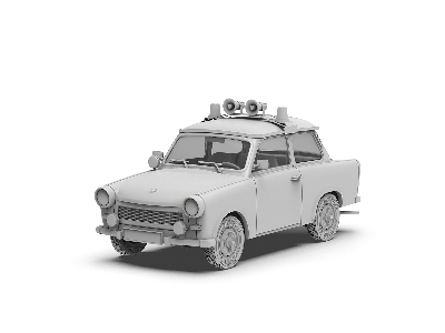 Trabi 601 S With Civilian Driver Figure (Limited Special Edition) - image 13