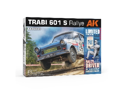 Trabi 601 Rallye With Rallye Driver Figure (Limited Special Edition) - image 1