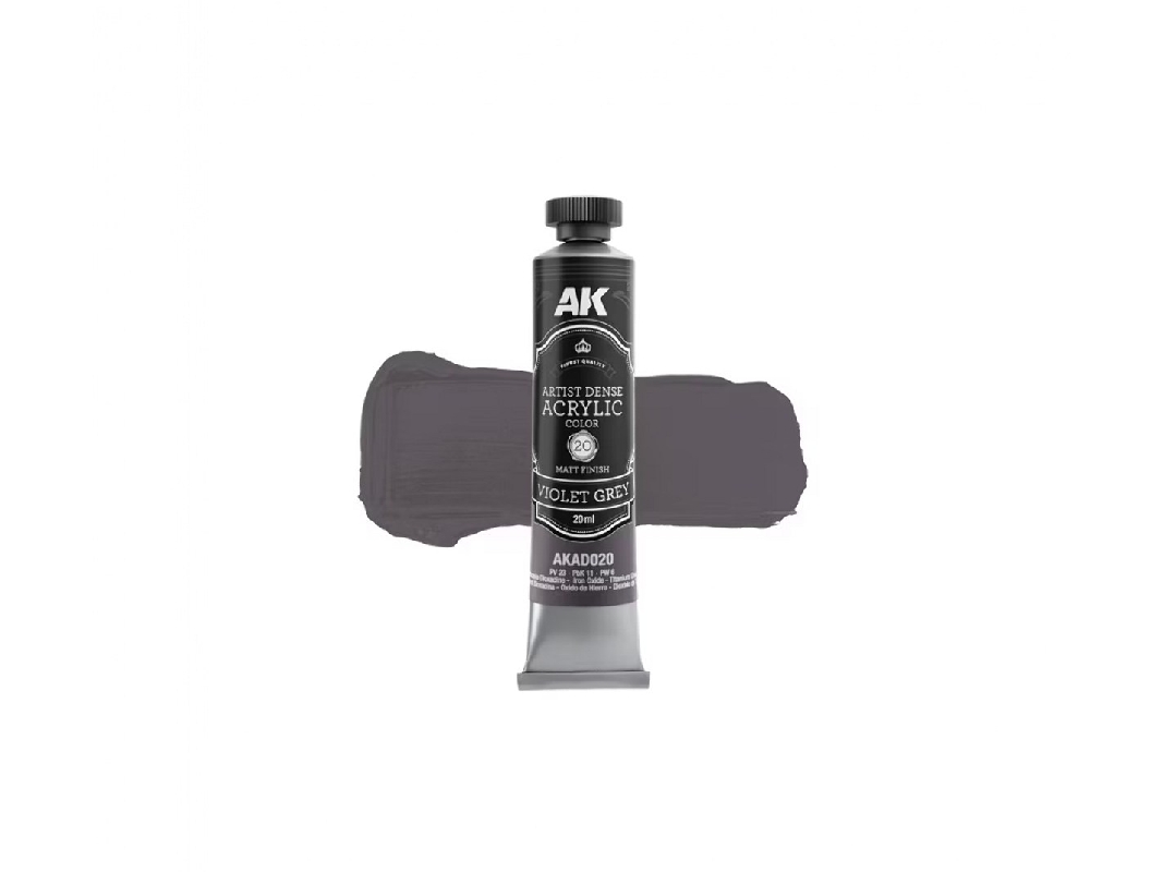 Akad020 Artist Dense Acrylic - Violet Grey - image 1