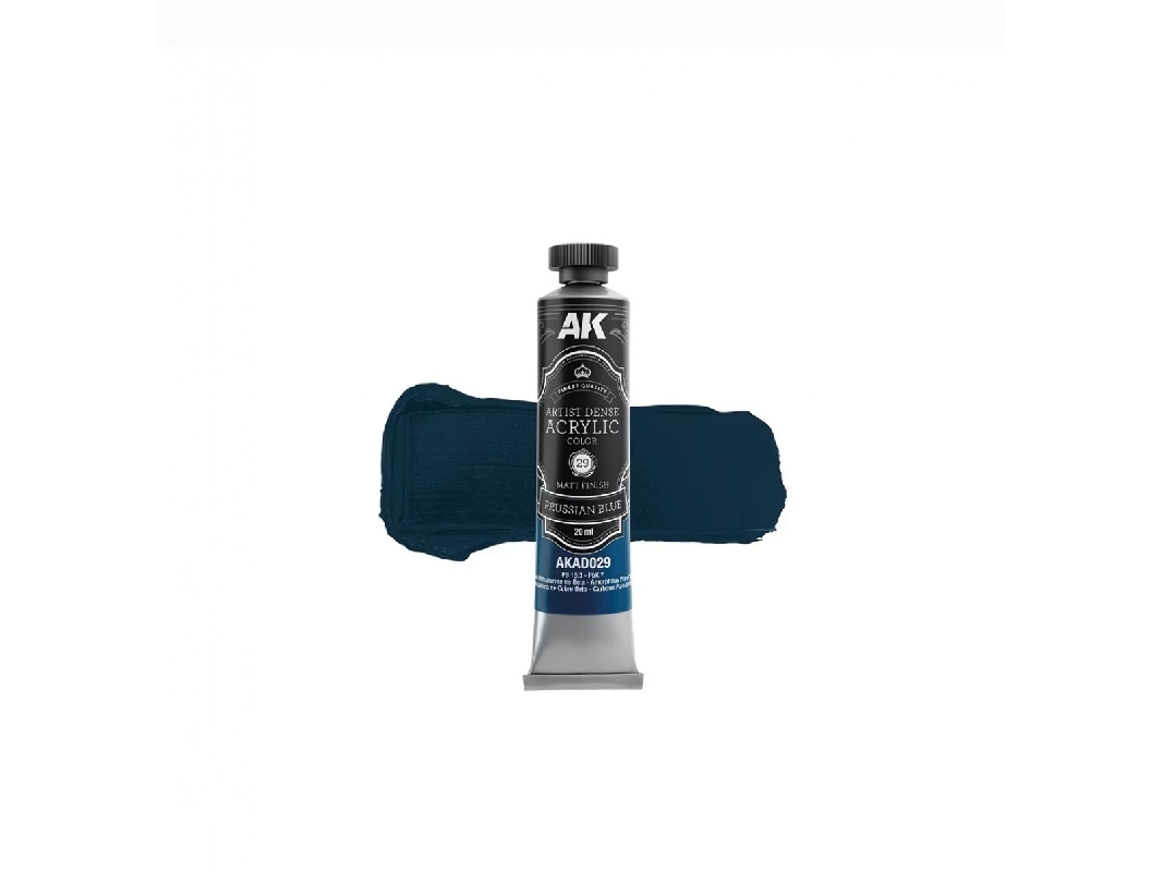 Akad029 Artist Dense Acrylic - Prussian Blue - image 1
