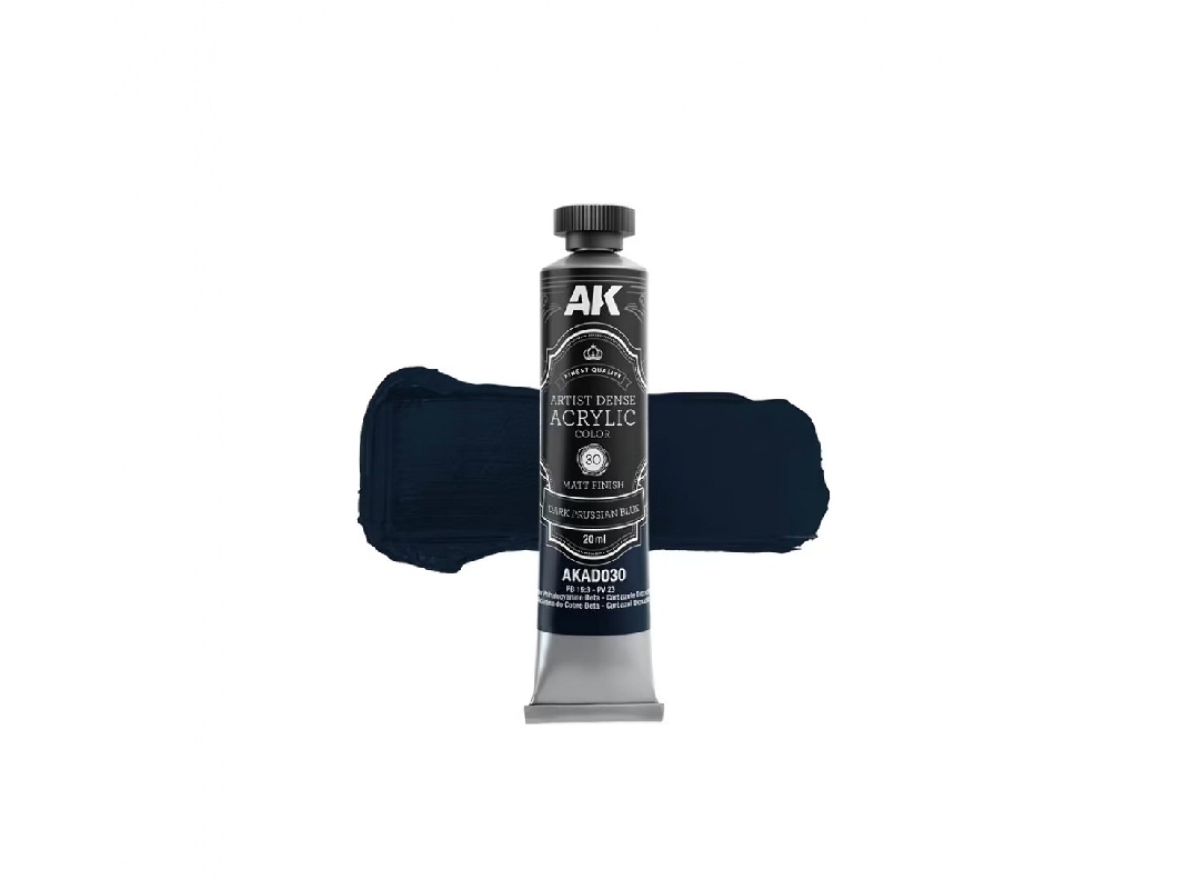Akad030 Artist Dense Acrylic - Dark Prussian Blue - image 1