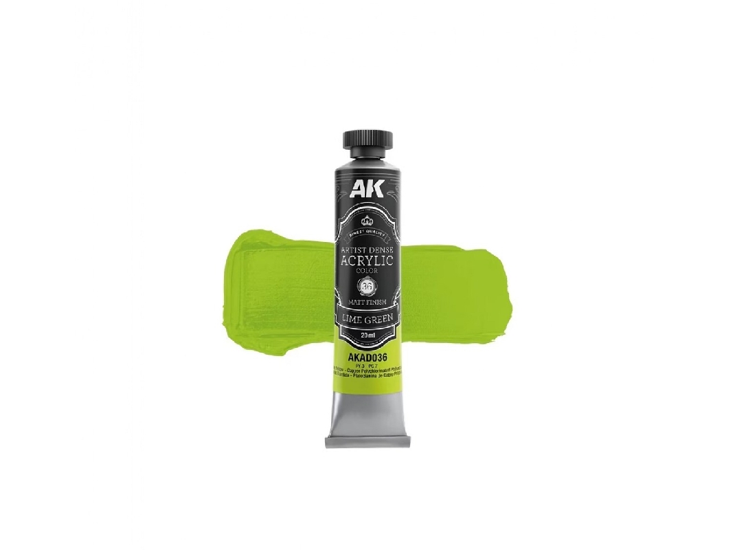 Akad036 Artist Dense Acrylic - Lime Green - image 1