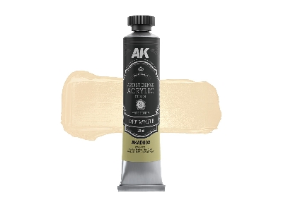 Akad104 Artist Dense Acrylic Colors - Black & White Color Set - image 3