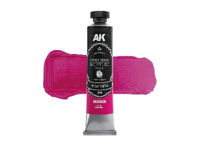 Akad107 Artist Dense Acrylic Colors - Red Color Set - image 2
