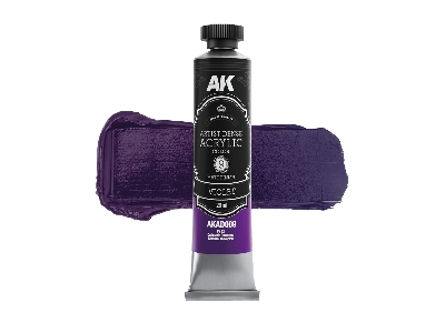 Akad107 Artist Dense Acrylic Colors - Red Color Set - image 3