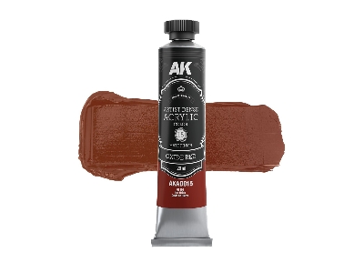 Akad107 Artist Dense Acrylic Colors - Red Color Set - image 5