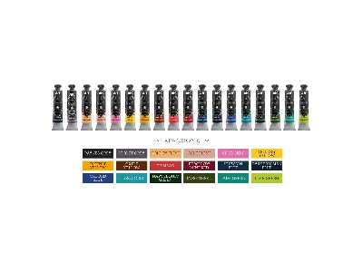 Akad110 Artist Dense Acrylic Colors - Deluxe Edition Box Expansion 01 - image 4