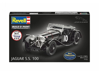 Jaguar Ss 100 - Starter Kit (Revell Classics) - image 4