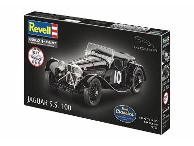 Jaguar Ss 100 - Starter Kit (Revell Classics) - image 5