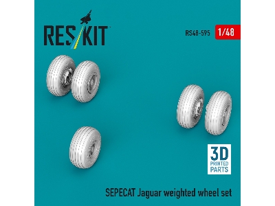 Sepecat Jaguar - Weighted Wheel Set (3d-printed) - image 1
