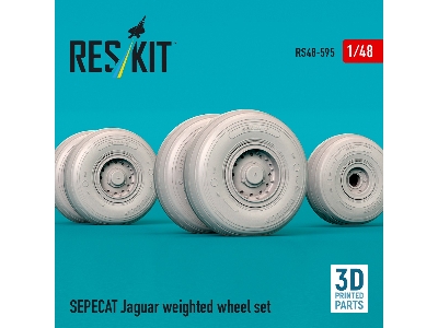 Sepecat Jaguar - Weighted Wheel Set (3d-printed) - image 3