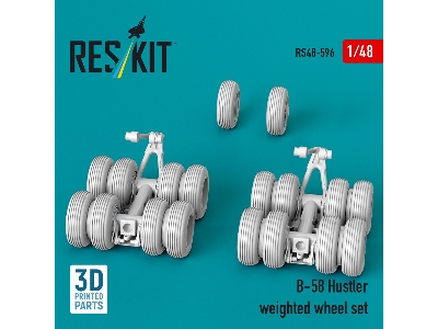 Convair B-58 Hustler - Weighted Wheel Set (3d-printed) - image 2
